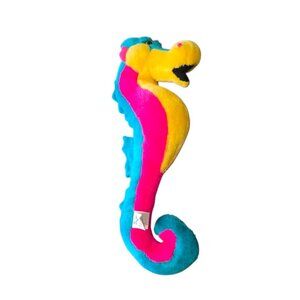 Vintage 1980’s Sea Horse 16” Plush Great American Toy Co. Multi Color Sea Horse!
